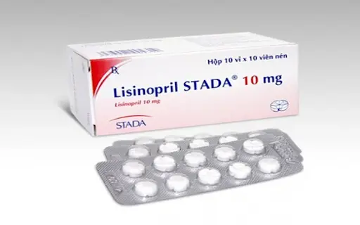 Lisinopril là thuốc điển hình của nhóm ức chế hệ renin-angiotensin trong điều trị suy tim.webp